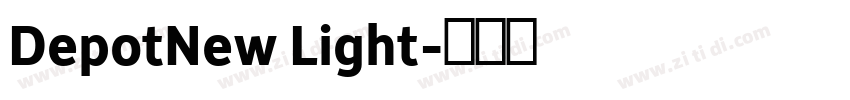 DepotNew Light字体转换